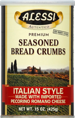 Alessi Italian Style Seasoned Bread Crumbs - 15 Oz - Image 2