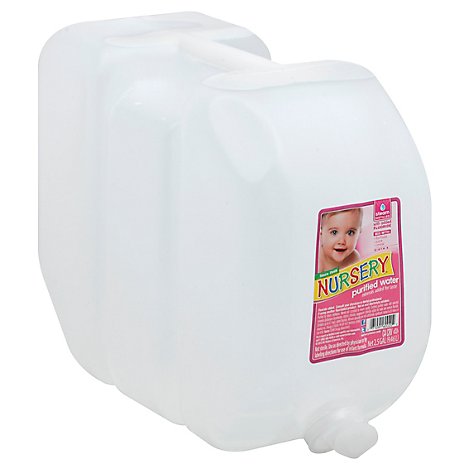 Nursery Purified Water With Fluoride - 2.5 Gallon