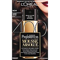 Loreal Preference Absolue Pure Dark Brown 400 - Each - Image 2