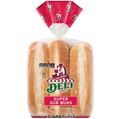Aunt Millies Deli Super Sub Bun - Image 1