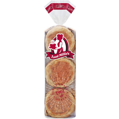 Aunt Millies Cinnamon Raisin English Muffins 6 Count - Image 1