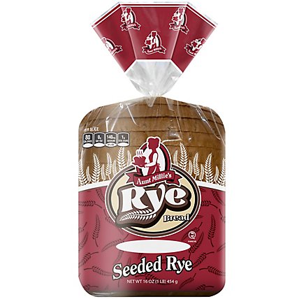 Aunt Millies Seeded Rye Bread 16 oz. - Image 1