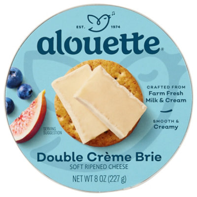 Alouette Double Creme Brie Cheese - 8 Oz - Image 1