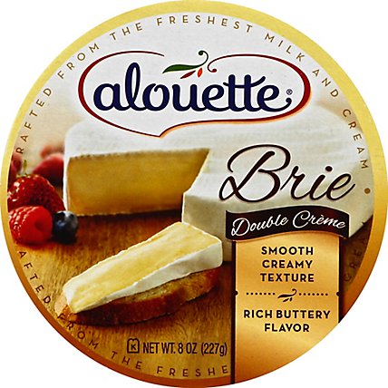 Alouette Double Creme Brie Cheese - 8 Oz - Image 2