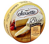 Alouette Double Creme Brie Cheese - 8 Oz