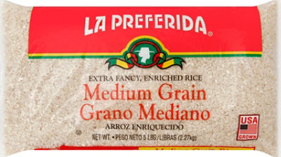 La Preferida Rice Grain Medium - 5 Lb - Image 2