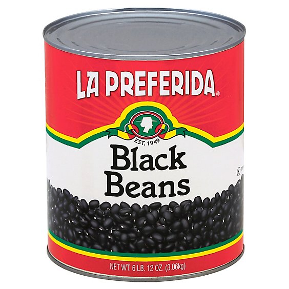 La Preferida Black Beans, 108 Oz - 108 Oz