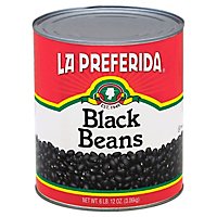 La Preferida Black Beans, 108 Oz - 108 Oz - Image 1