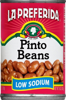 La Preferida Pinto Beans Low Sodium, 15.0 Oz - 15 Oz - Image 2