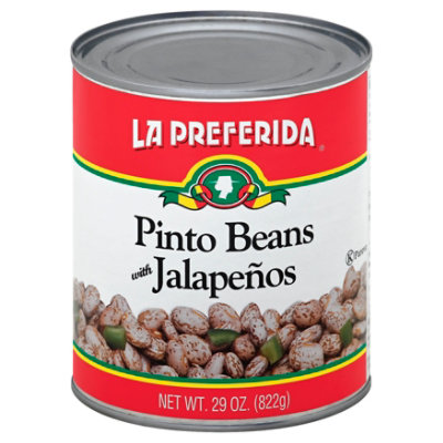 La Preferida Pinto Beans With Jalapenos, 29.0 Oz - 29 Oz - Image 1