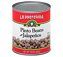 La Preferida Pinto Beans With Jalapenos, 29.0 Oz - 29 Oz