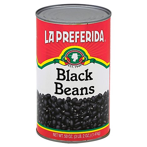 La Preferida Black Beans 50 Oz - 50 Oz