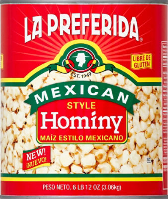 La Preferida Mexican Style Hominy 108 Oz - 108 Oz - Image 2