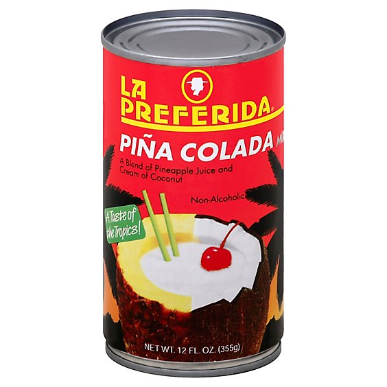 La Preferida Pina Colada Drink Mix, 12 Oz - 12 Oz