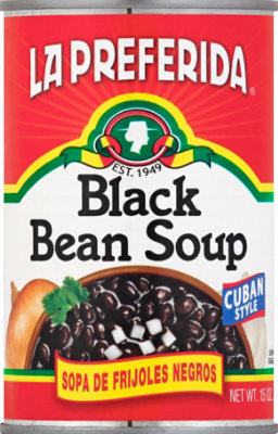 La Preferida Soup Black Bean, Cuban Style, 15.0 Oz - 15 Oz - Image 2