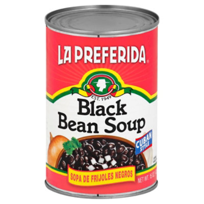 La Preferida Soup Black Bean, Cuban Style, 15.0 Oz - 15 Oz - Image 1