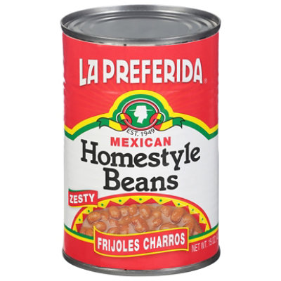 La Preferida Beans Mexican Homestyle, Zesty, Frijoles Charros 15.0 Oz - 15 Oz - Image 3