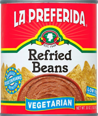 La Preferida Vegetarian Refried Beans - 30 Oz - Image 2