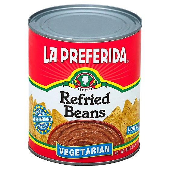 La Preferida Vegetarian Refried Beans - 30 Oz