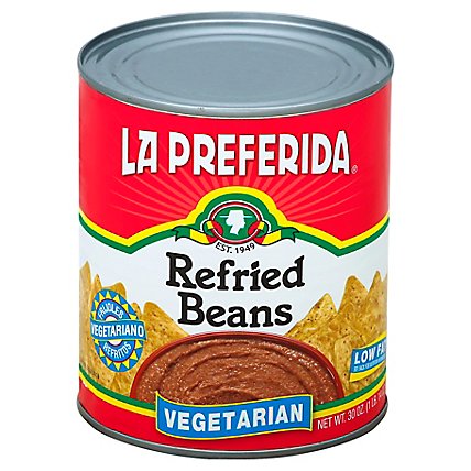La Preferida Vegetarian Refried Beans - 30 Oz - Image 1