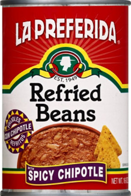 La Preferida Beans Refried Spicy Chipotle - 16 Oz - Image 2