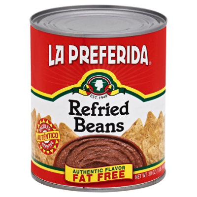 La Preferida Fat Free Refried Beans - 30 Oz - Image 1