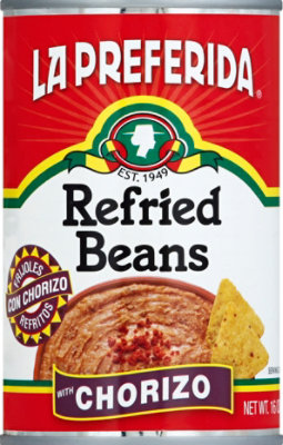 La Preferida Beans Refried Chorizo - 16 Oz - Image 2