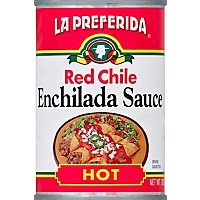 La Preferida Enchilada Sauce Red Chile, Hot, 10.0 Oz - 10 Oz - Image 2