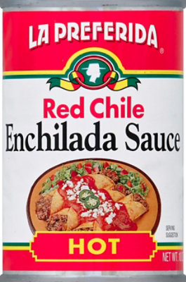 La Preferida Enchilada Sauce Red Chile, Hot, 10.0 Oz - 10 Oz - Image 2