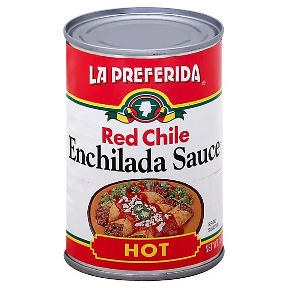 La Preferida Enchilada Sauce Red Chile, Hot, 10.0 Oz - 10 Oz