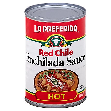 La Preferida Enchilada Sauce Red Chile, Hot, 10.0 Oz - 10 Oz - Image 1