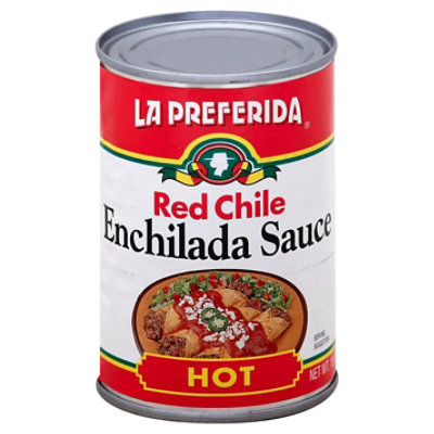 La Preferida Enchilada Sauce Red Chile, Hot, 10.0 Oz - 10 Oz - Image 1