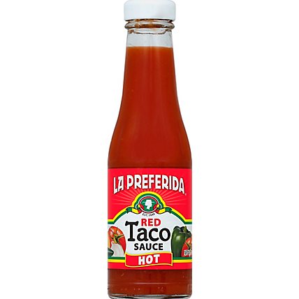 La Preferida Taco Sauce Red, Hot, 7.0 Oz - 7 Oz - Image 2