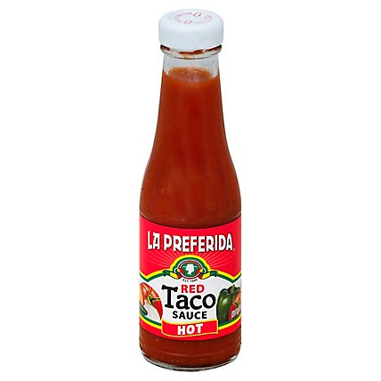 La Preferida Taco Sauce Red, Hot, 7.0 Oz - 7 Oz - Image 1