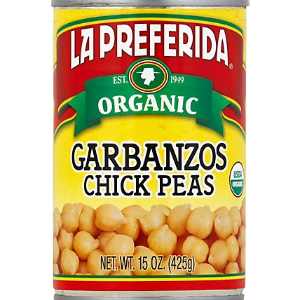 La Preferida Organic Garbanzos Chick Peas - 15 Oz - Image 2