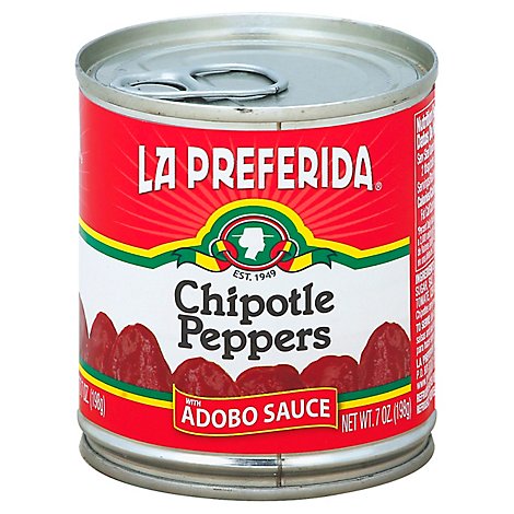 La Preferida Chipotle Peppers, Whole Hot 7 Oz - 7 Oz