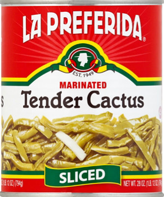 La Preferida Tender Cactus Nopalitos Tiernos 28 Oz - 28 Oz - Image 2