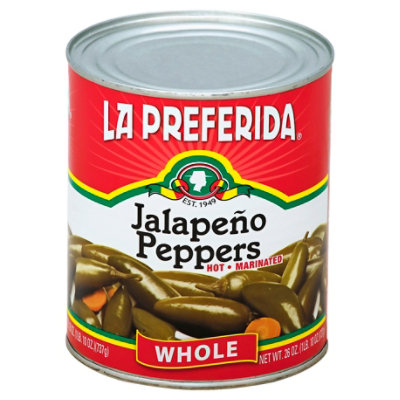 La Preferida Jalapeno Peppers Whole Hot - 26 Oz - Image 1