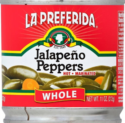 La Preferida Jalapeno Peppers Whole Hot - 11 Oz - Image 2