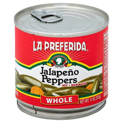 La Preferida Jalapeno Peppers Whole Hot - 11 Oz - Image 1