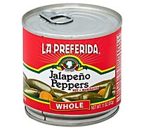 La Preferida Jalapeno Peppers Whole Hot - 11 Oz