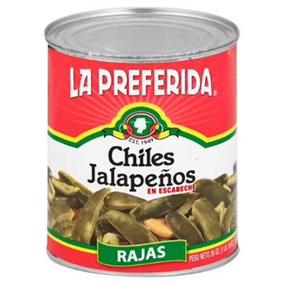 La Preferida Jalapeno Peppers Whole Sliced - 26 Oz - Image 1