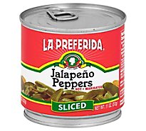 La Preferida Jalapeno Peppers Whole Sliced - 11 Oz