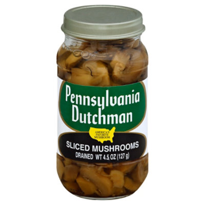 Pennsylvania Dutchman Sliced Mushrooms - 4.5 Oz - Image 1