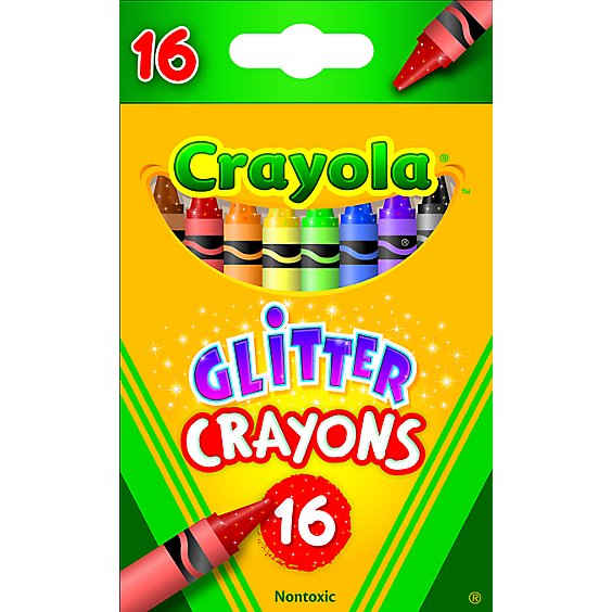 Crayola Crayons Glitter - 16 Count