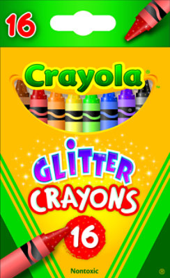 Crayola Crayons Glitter - 16 Count