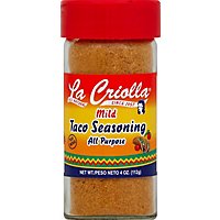 La Criolla Mild All-Purpose Taco Seasoning, 4 Oz. - 4 Oz - Image 2