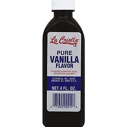 La Criolla Vanilla Flavor Pure, 4.0 Oz - 4 Oz - Image 2