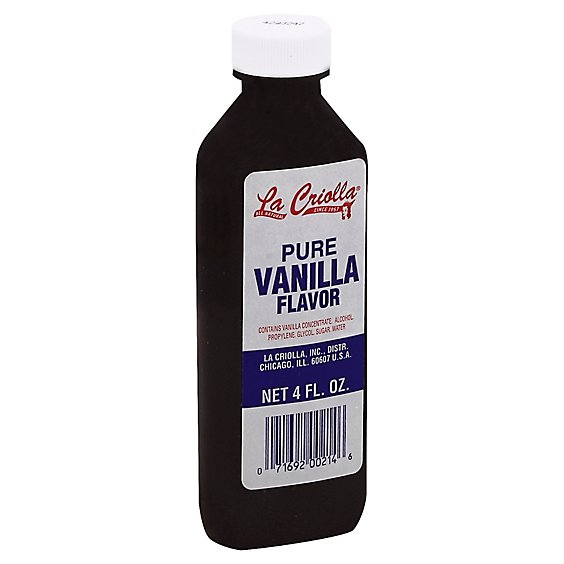 La Criolla Vanilla Flavor Pure, 4.0 Oz - 4 Oz