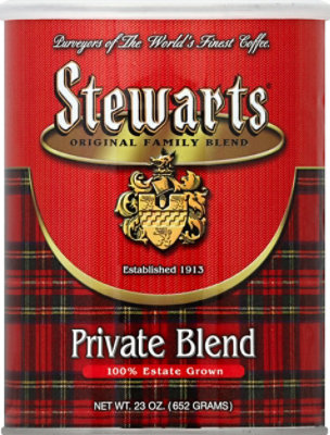 Stewarts Estate Grown Private Blend Coffee - 23 Oz - Image 2